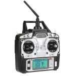 Trasmettitore originale Flysky FS-T6 ad alta precisione 2.4GHz 6CH Mode 2 con ricevitore R6-B per trasmettitore rc airplane 2.4ghz